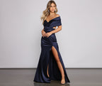 Evening Satin Dress