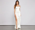 Evening Dress with a Split Detail
