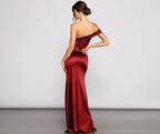 Satin Evening Dress