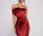 Satin Evening Dress
