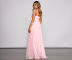 Sweetheart-Neck Tulle A-Line Dress