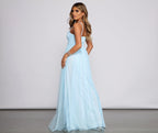 Sweetheart-Neck Tulle A-Line Dress