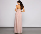A-Line Evening Dress with a Split Detail