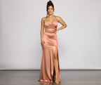 Mermaid Evening Dress with Lace-Up Details