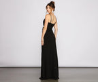 Evening Dress with Rhinestone Accents