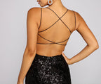 Sequined Mermaid Evening Dress