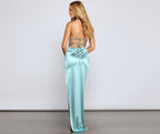 Evening Slit-Detail Dress