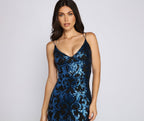Sequined Mermaid Evening Dress