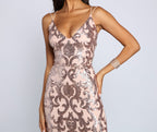 Sequined Mermaid Evening Dress
