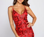 Sequined Mermaid Evening Dress
