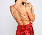 Sequined Mermaid Evening Dress