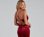 Velvet Mermaid Glitter Dress