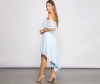 Floral Off-Shoulder Lace Dress