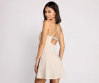 Dazzle and Glow Glitter and Rhinestone Sweetheart Dress - Lady Occasions