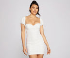 Such A Sweetheart Lace Mini Dress - Lady Occasions
