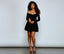 Double The Glam Crepe Skater Dress - Lady Occasions