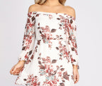 Floral Off-Shoulder Dress