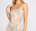 Floral Smocked Mini Dress