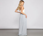 Crochet Spaghetti-Strap Maxi Dress with Cross-Back Straps
