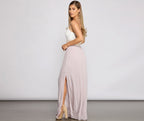 Crochet Spaghetti-Strap Maxi Dress with Cross-Back Straps