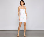 Ruched Retro Mini Dress