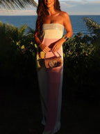 Eye-Graphic Printed Maxi Dress