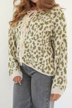 Striped Cardigan with Embroidery