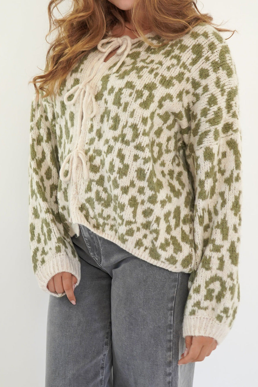Striped Cardigan with Embroidery