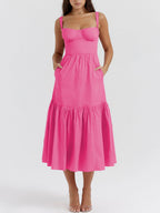 Strappy Midi Dress