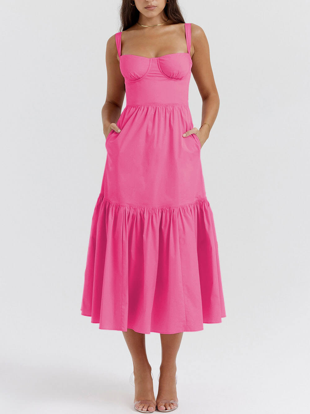 Strappy Midi Dress