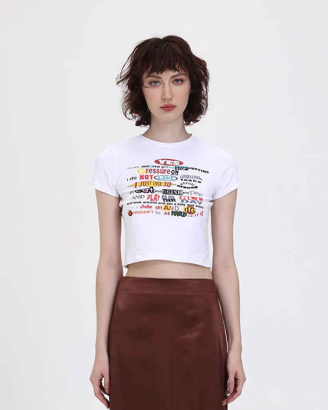 2000s Graphic Wordplay T-Shirt Main image