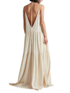 Strappy Maxi Dress with a V-Neck