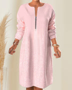 Zara® | Elegant Zip-Up Sweater Dress - HELLA TREND
