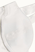 Halterneck Satin Corset-Style Tank Top with Lace-Up Details