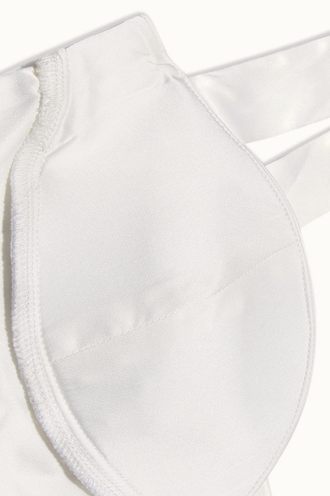 Halterneck Satin Corset-Style Tank Top with Lace-Up Details