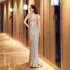 Fitted Mermaid Evening Dress