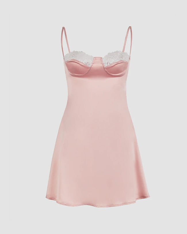 Lace Strappy Dress Main image