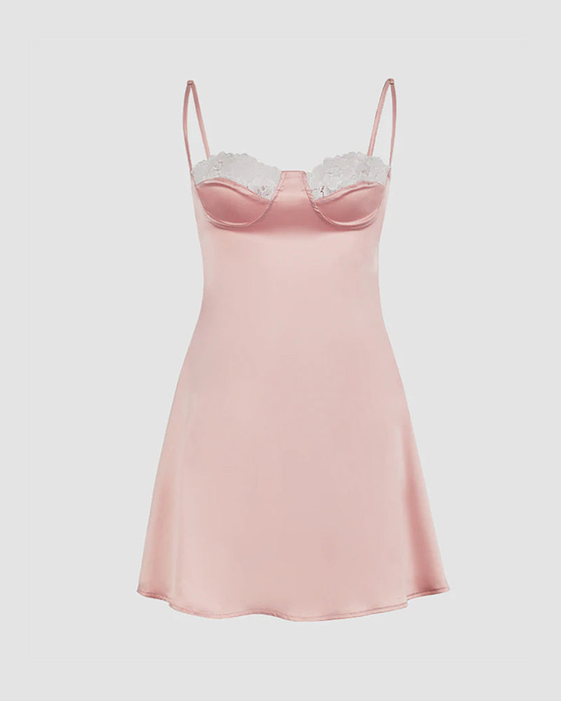 Lace Strappy Dress