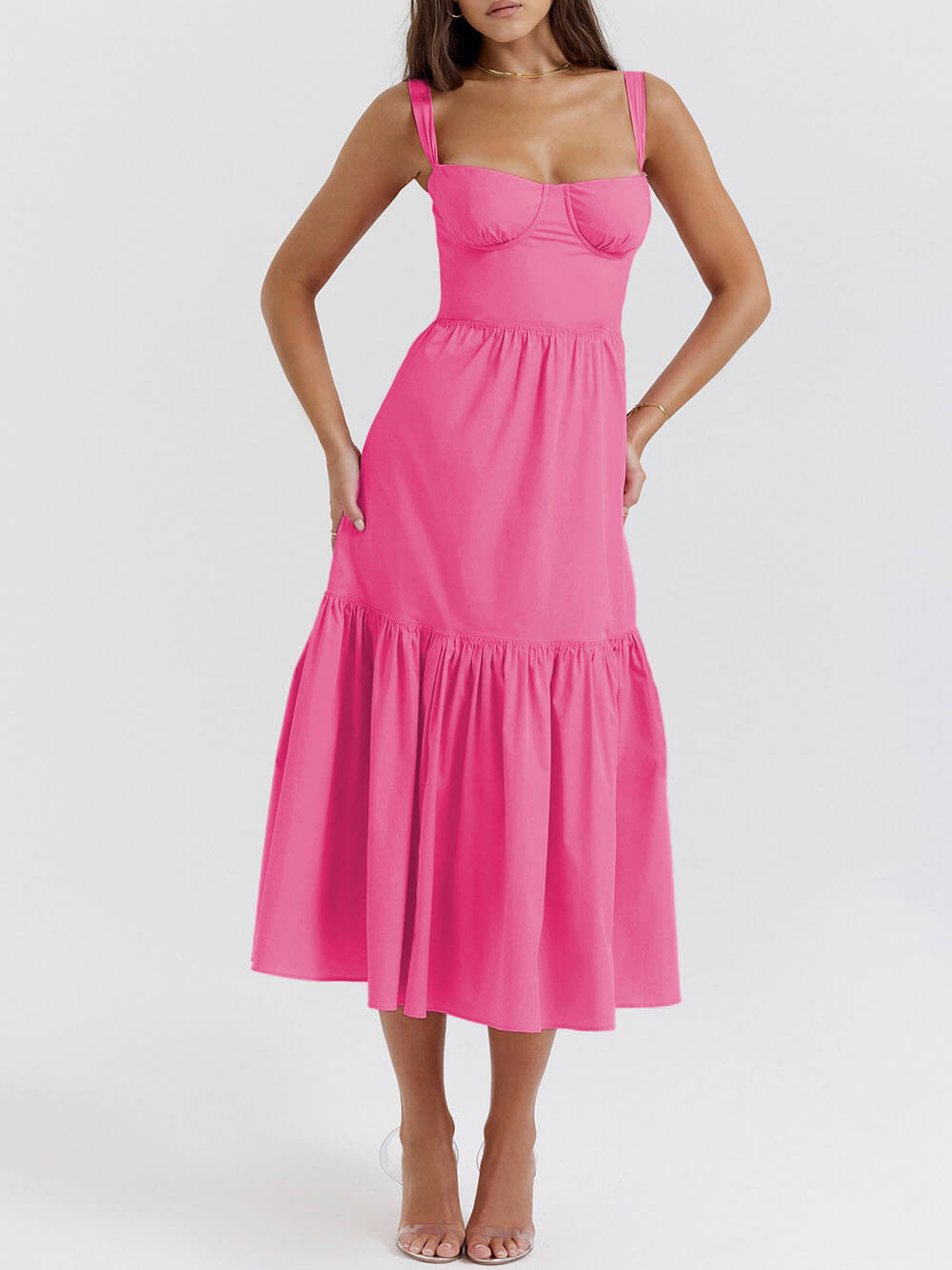 Strappy Midi Dress