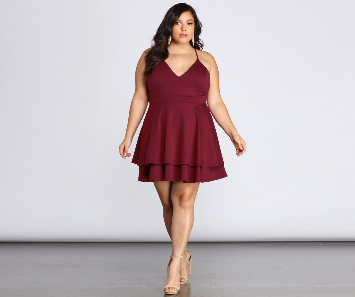 Spaghetti-Strap Sheer Dress with a V-Neck