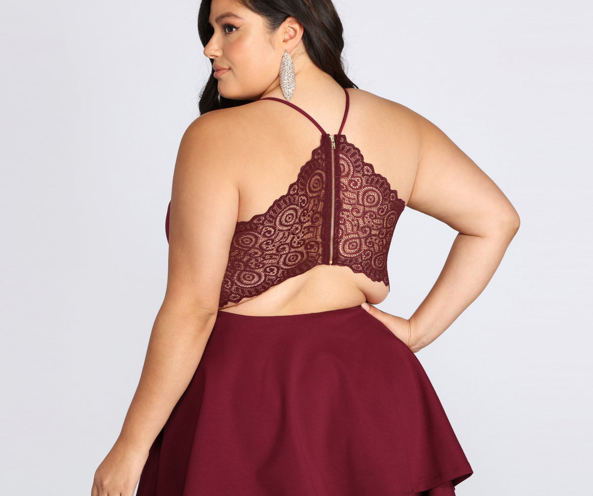 Spaghetti-Strap Sheer Dress with a V-Neck