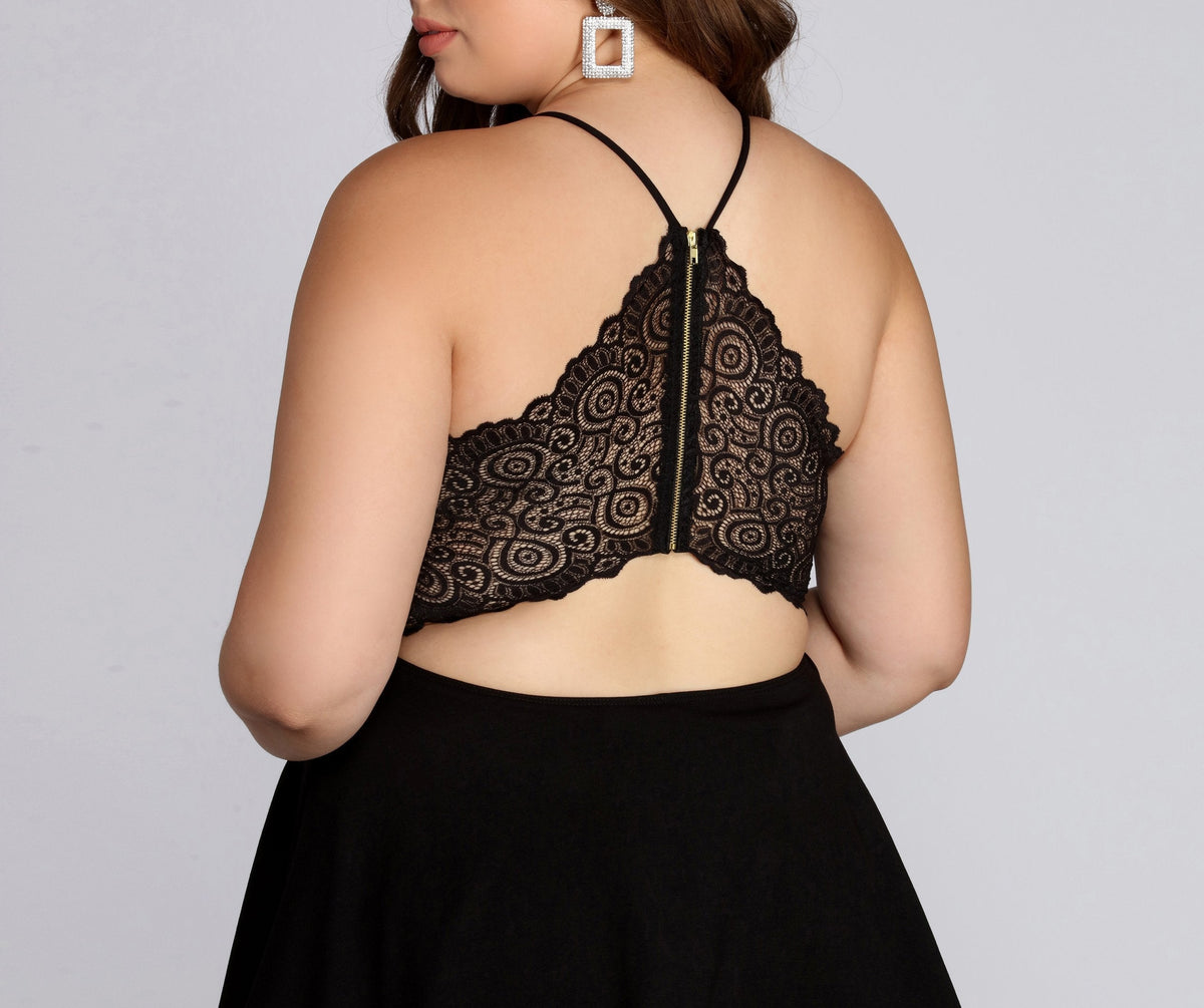 Spaghetti-Strap Sheer Dress with a V-Neck
