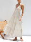 Smocked Tiered Maxi Dress with Ruffle Details