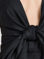 Strappy Midi Dress with a V-Neck