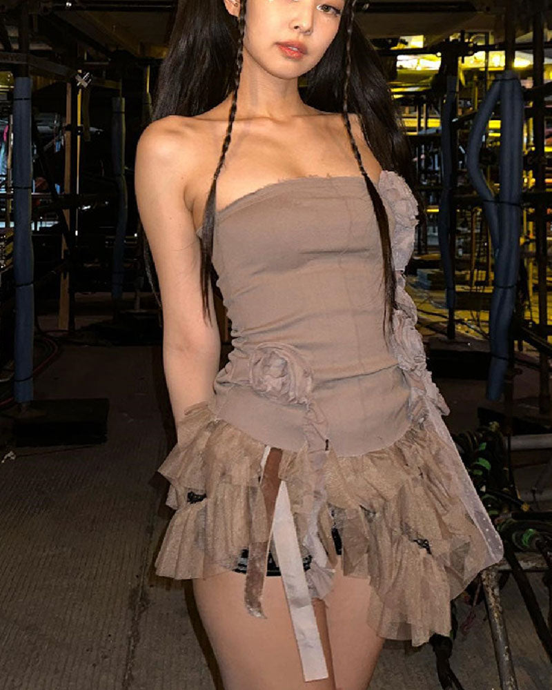 Sleeveless Strapless Top