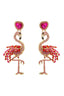 Earrings with Rhinestone Accents