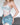 Blue Strappy Cami Top with Lace Details Secondary image