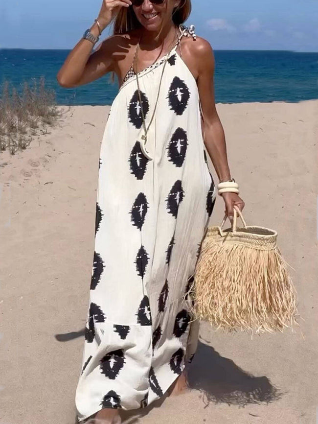 Printed Relaxed-Fit Maxi Dress Main image