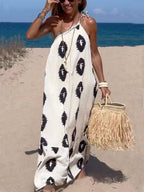 Printed Relaxed-Fit Maxi Dress