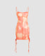 Tie-Dye Strappy Short-Sleeve Dress